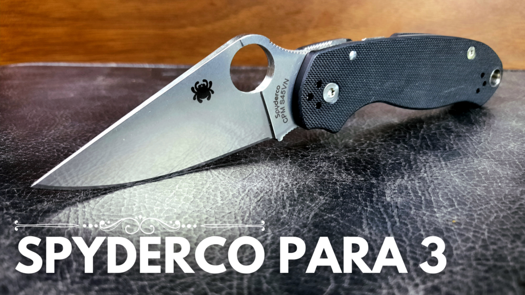 Read more about the article Spyderco Para 3 is a Close-to-Perfect Urban EDC Knife