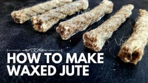 Read more about the article How to Make Waxed Jute in Your Kitchen for a Fire Kit